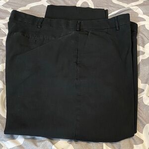 Van Heusen Flex Straight Black Trousers